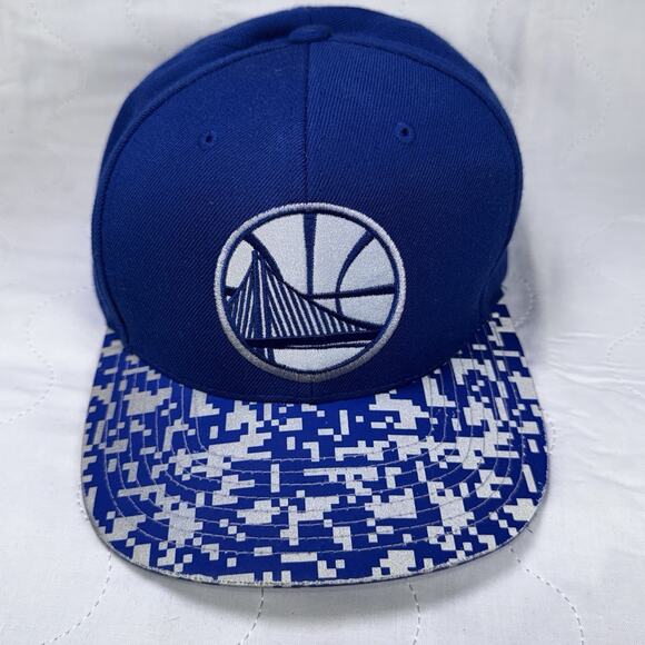Mitchell & Ness Other - Golden State Warriors NBA - Mitchell & Ness Blue SnapBack Cap Hat One Size